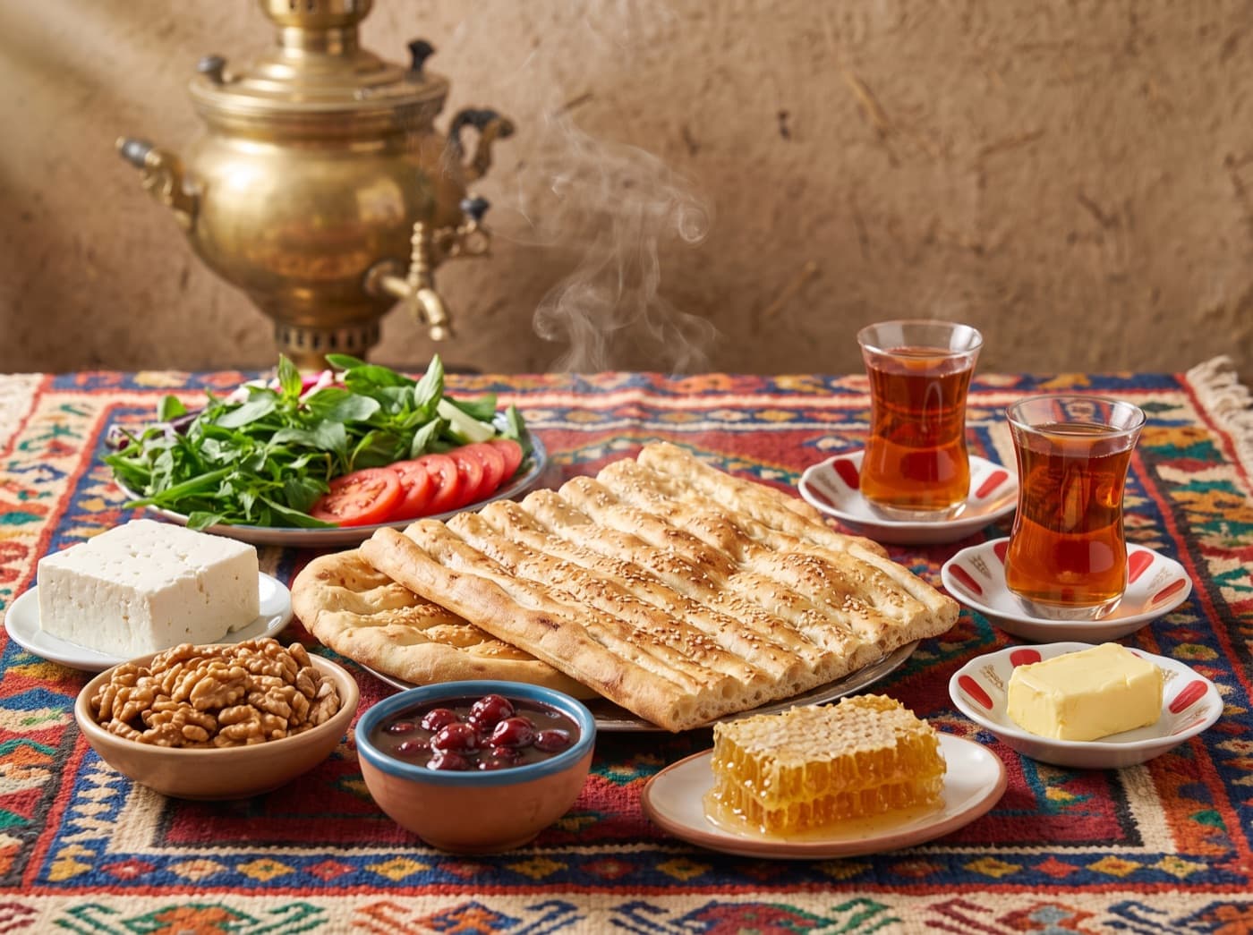 سفره‌ی صبحانه
